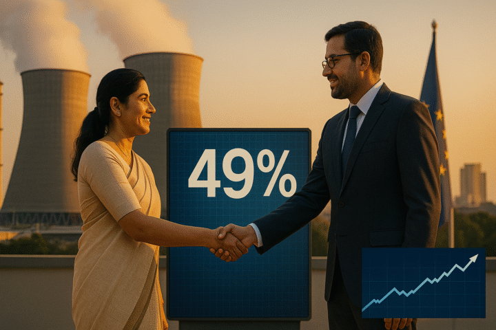 India Opens Nuclear Sector to Foreign Investors Allows 49% Stake in Power Plants